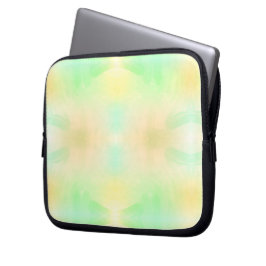 Para Notebook Uma capa de laptop com um design de aquarela paste
