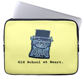 Para Notebook Velha escola na Capa do coração