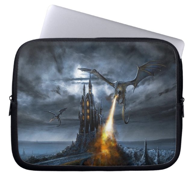 Para Notebook Vingança dos dragões - Capa 10" da parte superior (Frente)