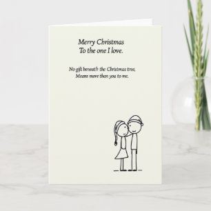 Para o Amor da Minha Vida Cartão de Natal