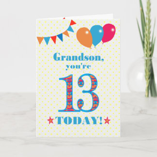 Para o Cartão de Balões de Bunting de Aniversário
