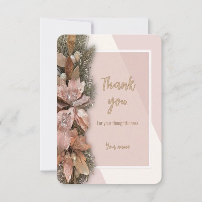 Para o Cartões de agradecimentos de Natal (Frente)