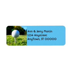 para o design da bola de golfe da etiqueta de