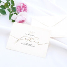 Para O Maravilhoso Pai Do Casamento De Noite