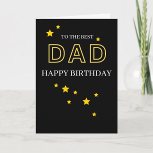 Para o Melhor Pai Cartão de Aniversário Feliz