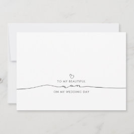 Para o meu belo Nan no meu dia de casamento