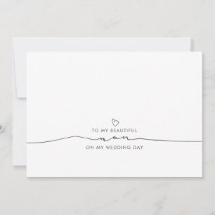 Para o meu belo Nan no meu dia de casamento