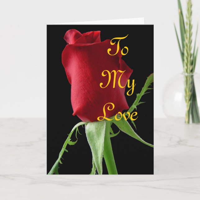 Para o meu cartão de amor (Frente)