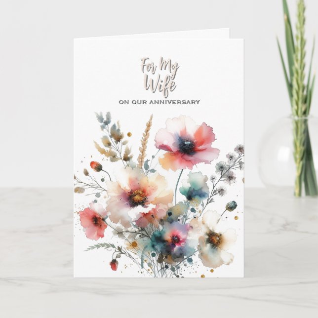 Para o meu Cartão de Aniversário da Esposa (Frente)