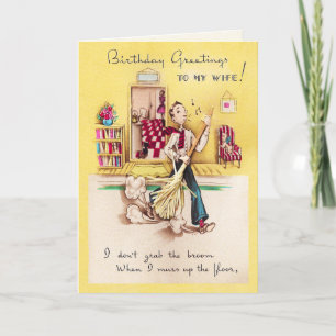 Para o meu cartão de aniversário da esposa