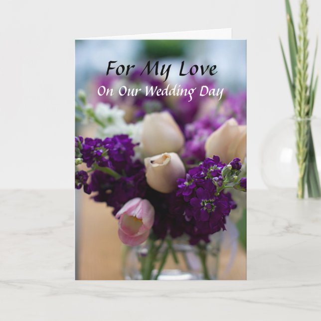 Para O Meu Cartão De Pré-Casamento De Amor (Frente)