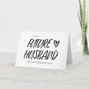 Para O Meu Futuro Cartão De Casamento Marido