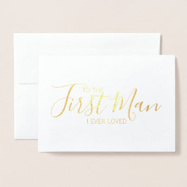 Para O Primeiro Homem Que Adorava Cartão De Folha