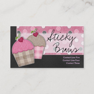 Para os Cartões de visitas Cupcakes