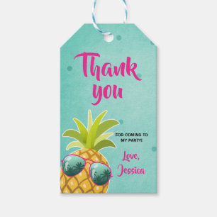 Para Presente Aloha obrigado você etiqueta o abacaxi tropical