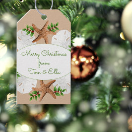 Para Presente Amarra De Natal Da Praia Wreath Dólar Na Etiqueta 