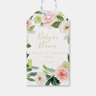 Para Presente Bebê Chá de fraldas coelho na etiqueta do Bloom Fa
