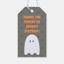 Para Presente Boo! Etiqueta de Favor do Partido Boys Halloween