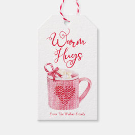 Para Presente Calorias de Natal com etiqueta de chocolate quente