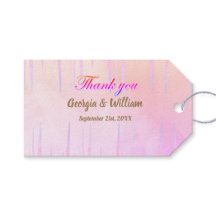 Casamento De Íciclo Rosa Dusty Obrigado Etiqueta D