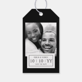 Para Presente Crachá de fotos | Salvar a data | Etiqueta de pres