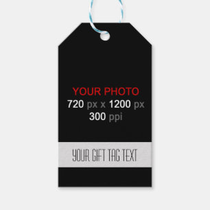 Para Presente Crie sua etiqueta de presentes de fotos personaliz