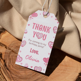 Para Presente Doce Celebração Aniversário Obrigado Etiqueta