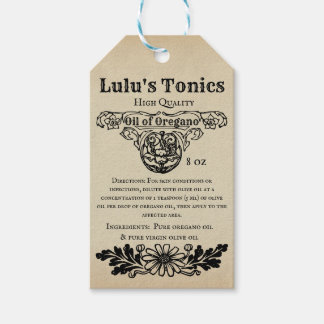 Para Presente Etiqueta Apothecary