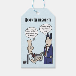 Para Presente Etiqueta Branca de Oferta de Cartoon Rant