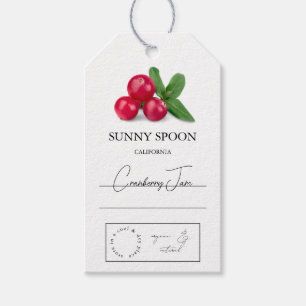 Para Presente Etiqueta Cranberry Hang