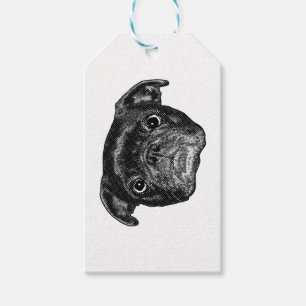 Para Presente Etiqueta da Festa do Pug