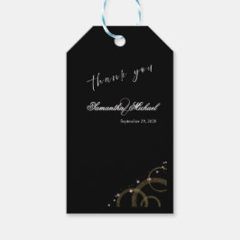 Para Presente Etiqueta de Agradecimento Arch Serenity Black Prem