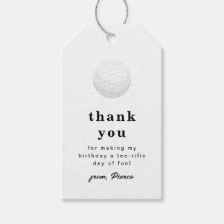 Para Presente Etiqueta de Agradecimento de Golfe
