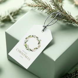 Para Presente Etiqueta De Ar De Aquarela Festiva