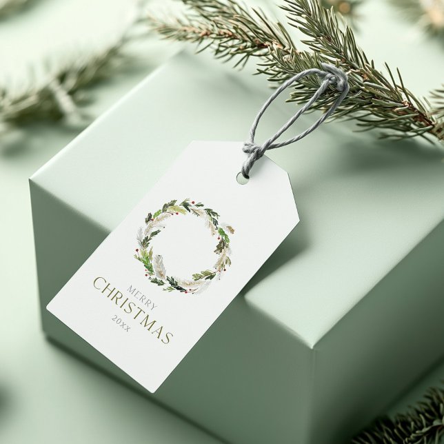 Para Presente Etiqueta De Ar De Aquarela Festiva (Criador carregado)