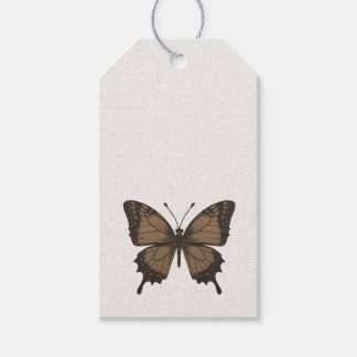 Para Presente Etiqueta de Borboleta Vintage