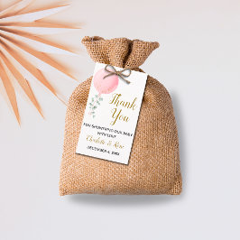 Para Presente Etiqueta de Chá da Baby Girl / Obrigado