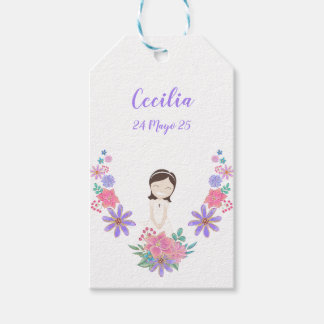 Para Presente Etiqueta de colgar Primera Comunión CECILIA