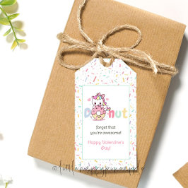 Para Presente Etiqueta de Dia de os namorados Unicorn