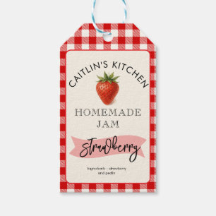Para Presente Etiqueta de Emperramento de Morango Homemade   Lot