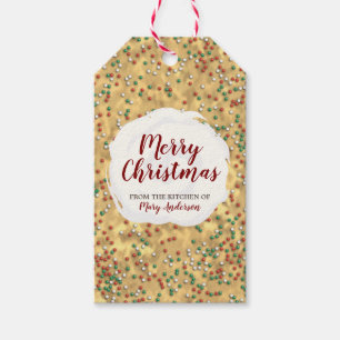 Para Presente Etiqueta de etiqueta personalizada do Cookie Sprin