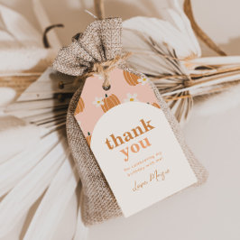 Para Presente Etiqueta de Favor de Aniversário da Abóbora