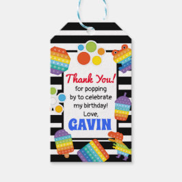 Para Presente Etiqueta de Favor de Aniversário de pop Ti, Marca 