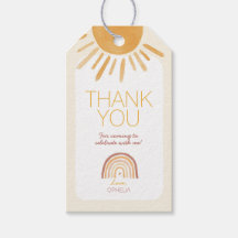 Etiqueta de Favor de Aniversário do Sol
