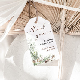 Para Presente Etiqueta de Favor do Chá de fraldas Evergreen de i