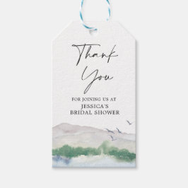 Para Presente Etiqueta de Favor do Chá de panela do Lago Montanh