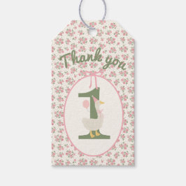 Para Presente Etiqueta de Favor do Ganso do Bobo Floral Personal