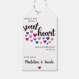 Para Presente Etiqueta de Favor do Little Sweetheart