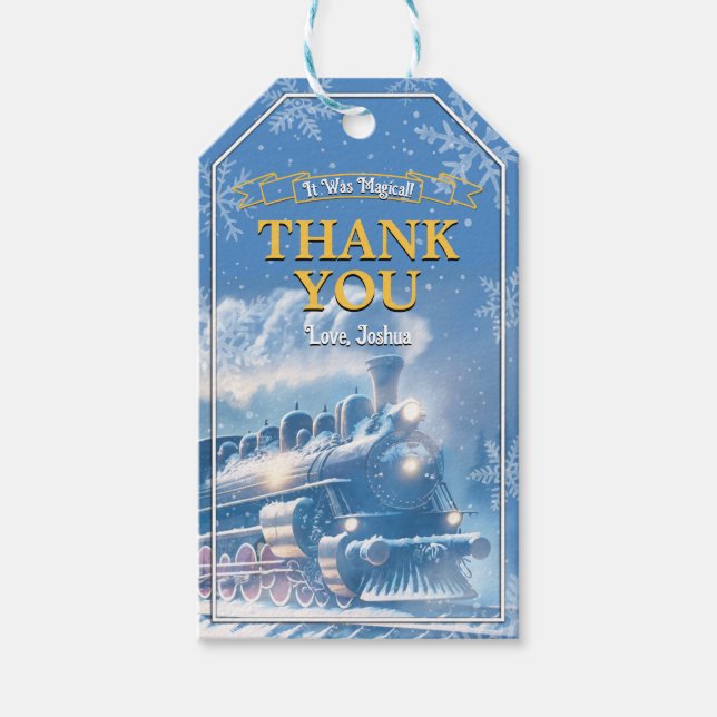 Para Presente Etiqueta de Favor do Magic Express (Frente)