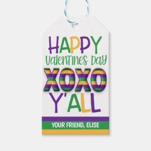 Para Presente Etiqueta de Favor do Namorados Mardi Gras